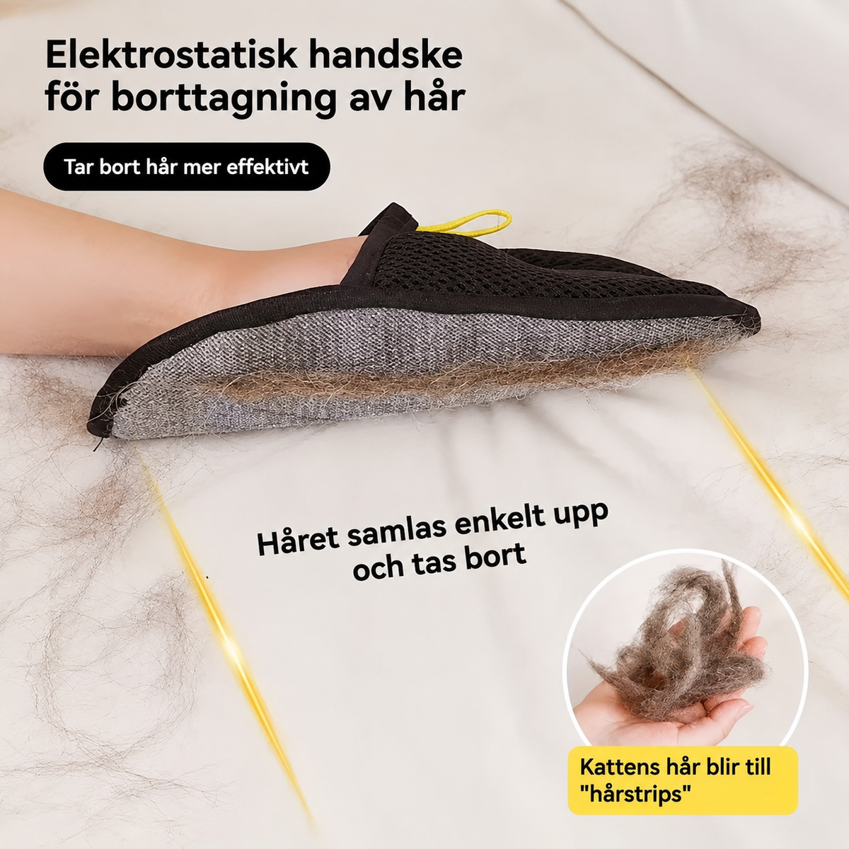 Pälsborttagningshandske för Husdjur – Enkel & Effektiv
